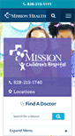 Mobile Screenshot of missionchildrens.org